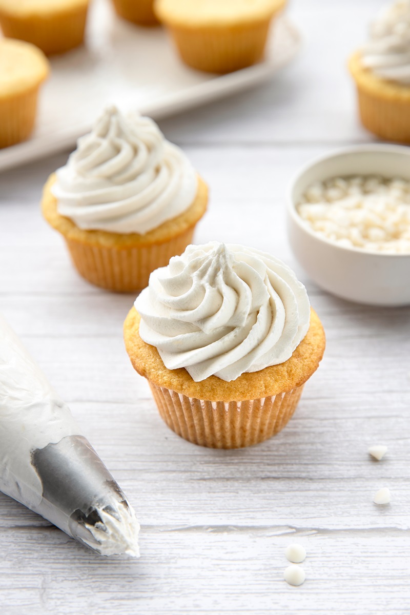 Dairy-Free White Chocolate Frosting Recipe that's versatile and naturally egg-free, nut-free, soy-free, gluten-free, and vegan-friendly.